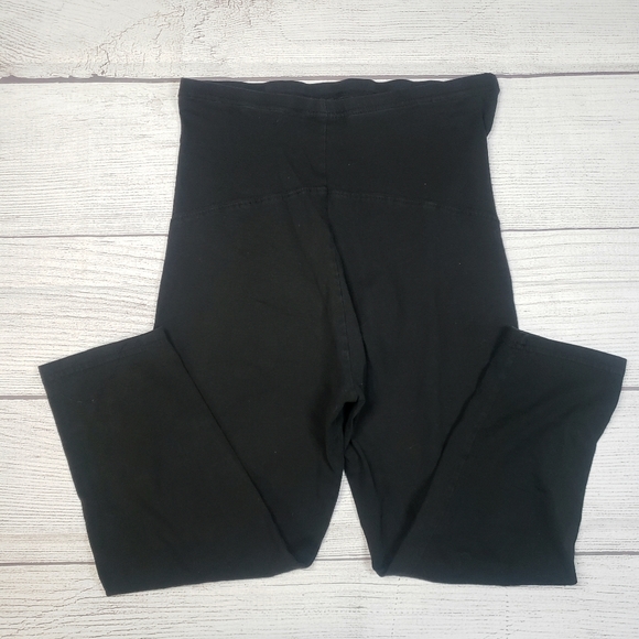 Times Maternity, High Waisted, Compression, Black Leggings, Size Medium - Picture 2 of 13